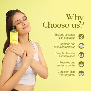 ⁠Value Pack: 1% Salicylic Acid and Vitamin C Body Wash Free Loofah)